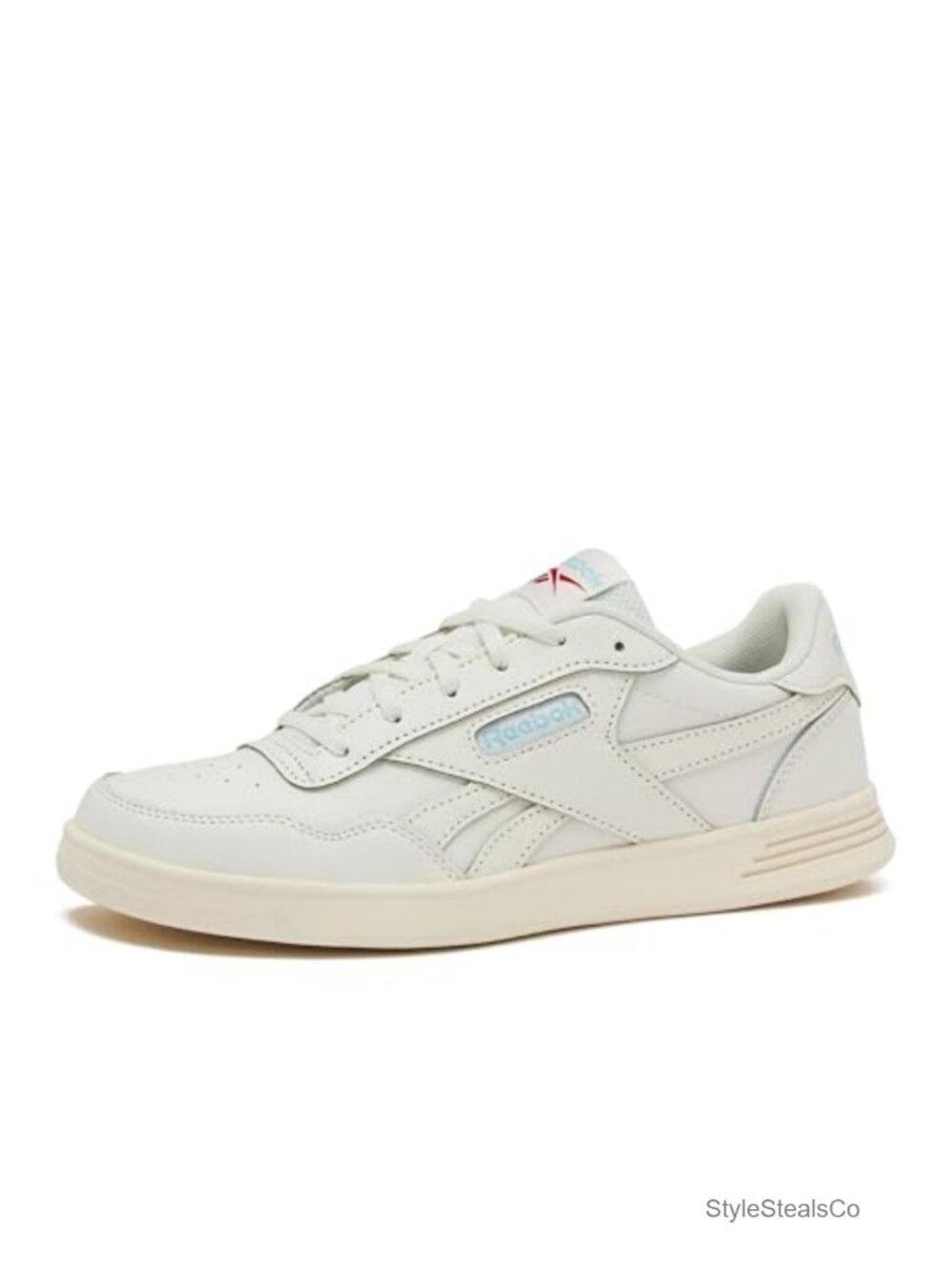 Reebok Court Advance Women's Fashion Sneakers - Leather, Lace-Up, Cushioned